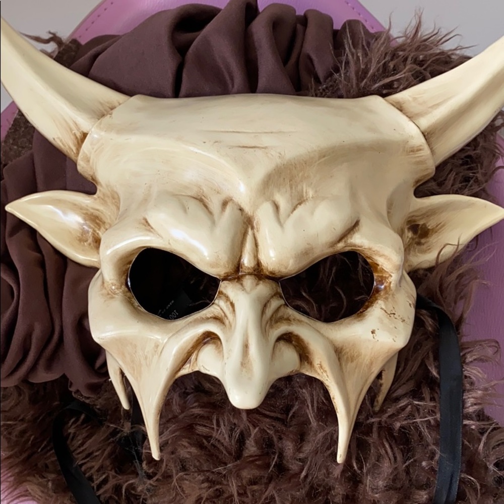 Halloween Burning Man custom mask - Picture 2 of 3